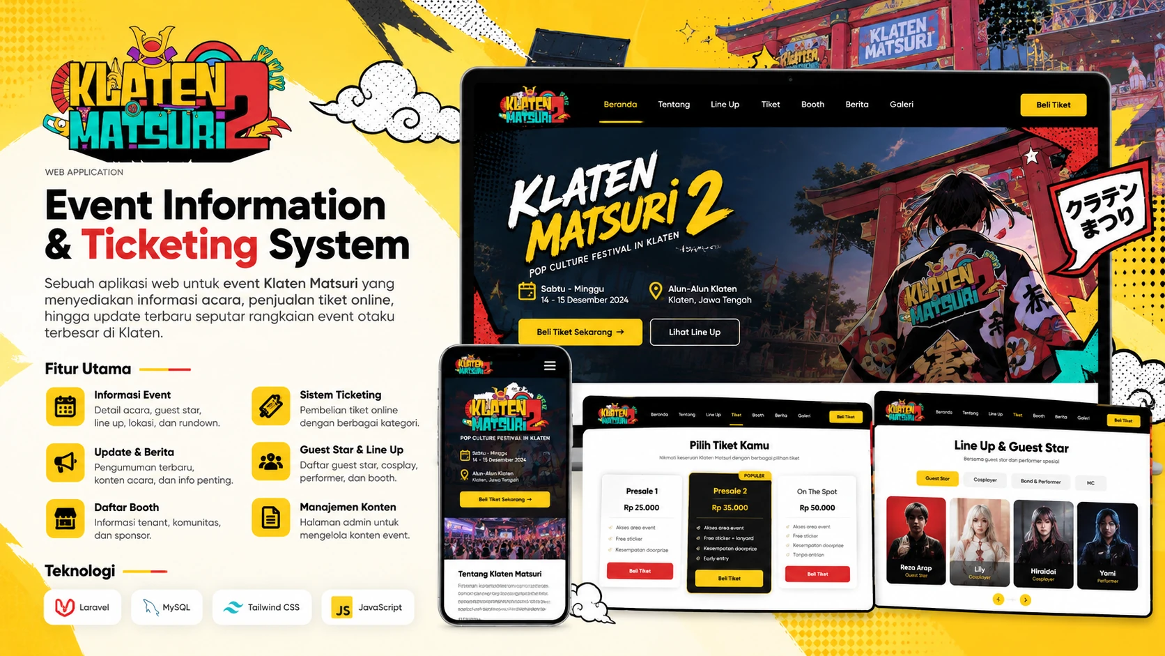 Artwork project showcase Klaten Matsuri